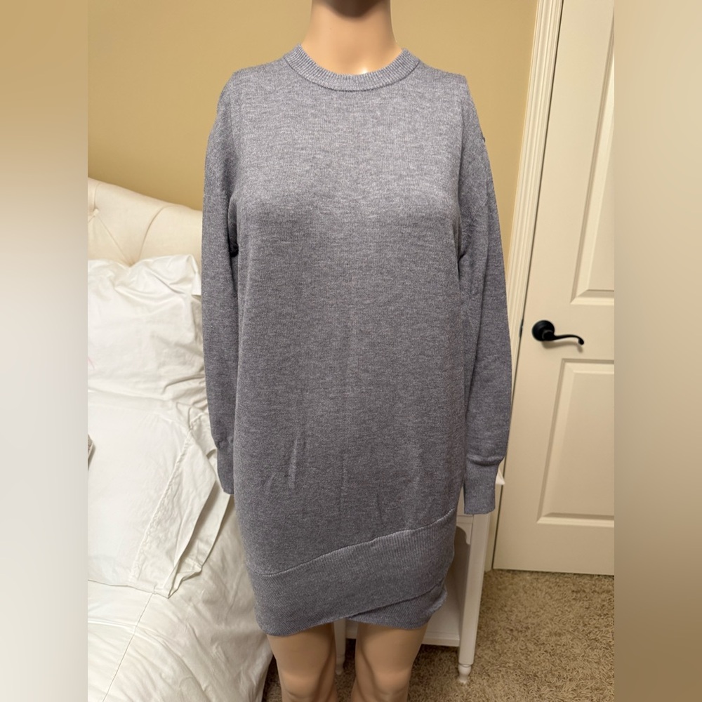 Steve Madden Gray Women's Sweater Dress